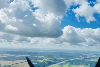kleiner Rundflug mit Geschichtstrip zu den Seelöwen Höhen