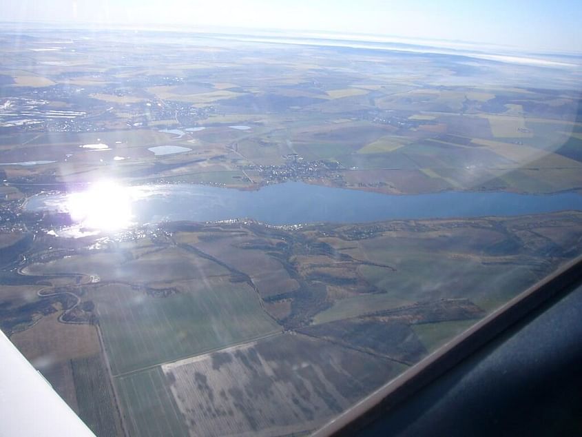 Rundflug Süßer See - Geiseltalsee - Halle/City