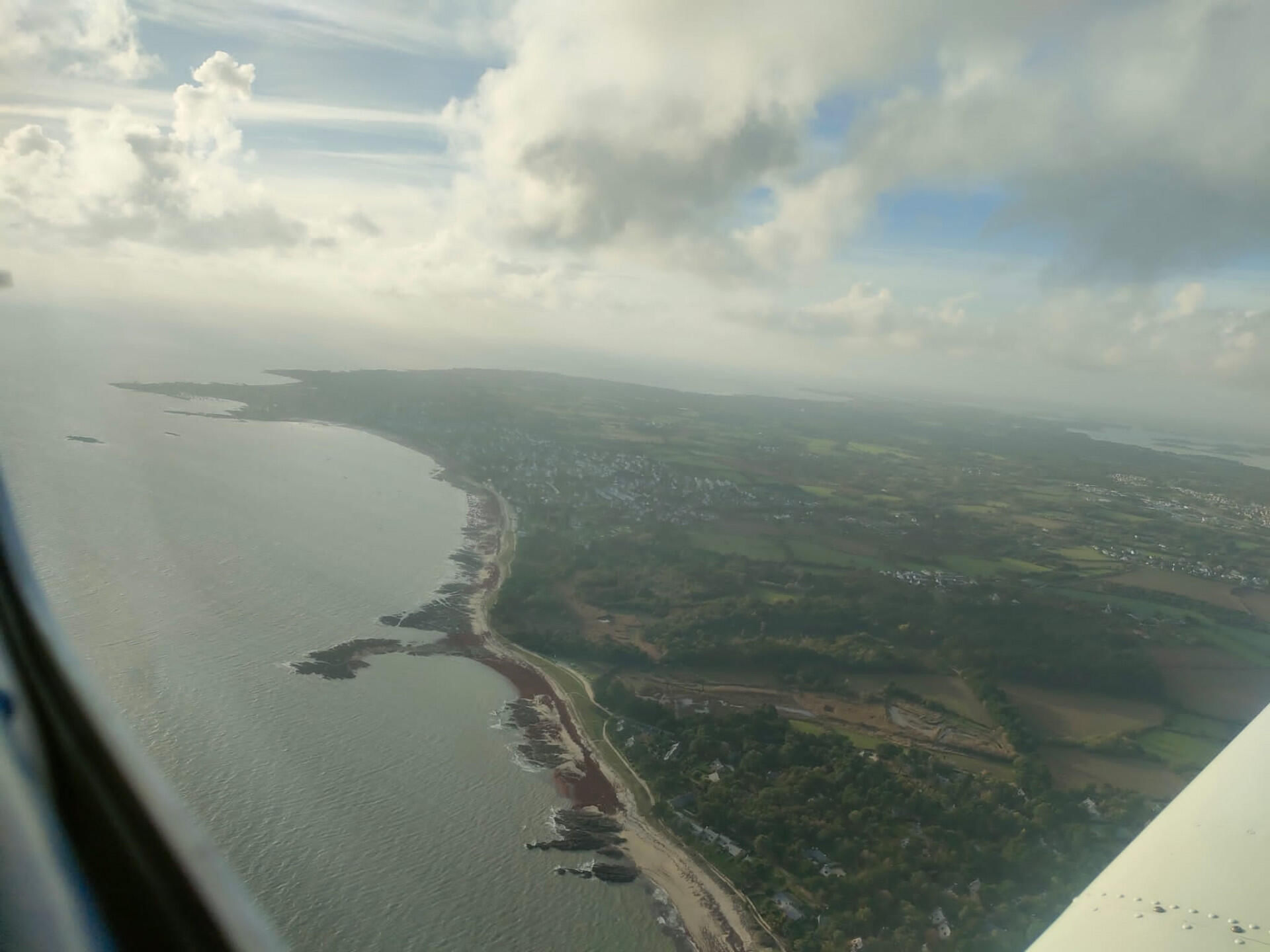 Merveilles de la côte sud bretonne depuis Rennes en avion