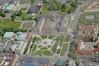 Neues Schloss und Altes Schloss in Stuttgart