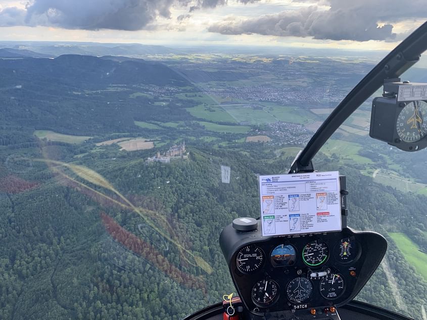 Schwäbische Alb Rundflug im Hubschrauber