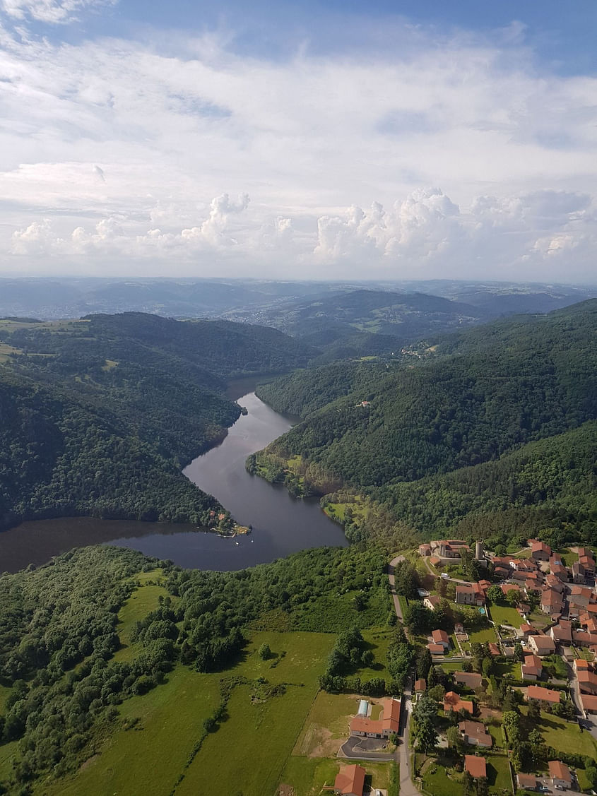 St-Etienne et ses alentours en Hélicoptère - 30m