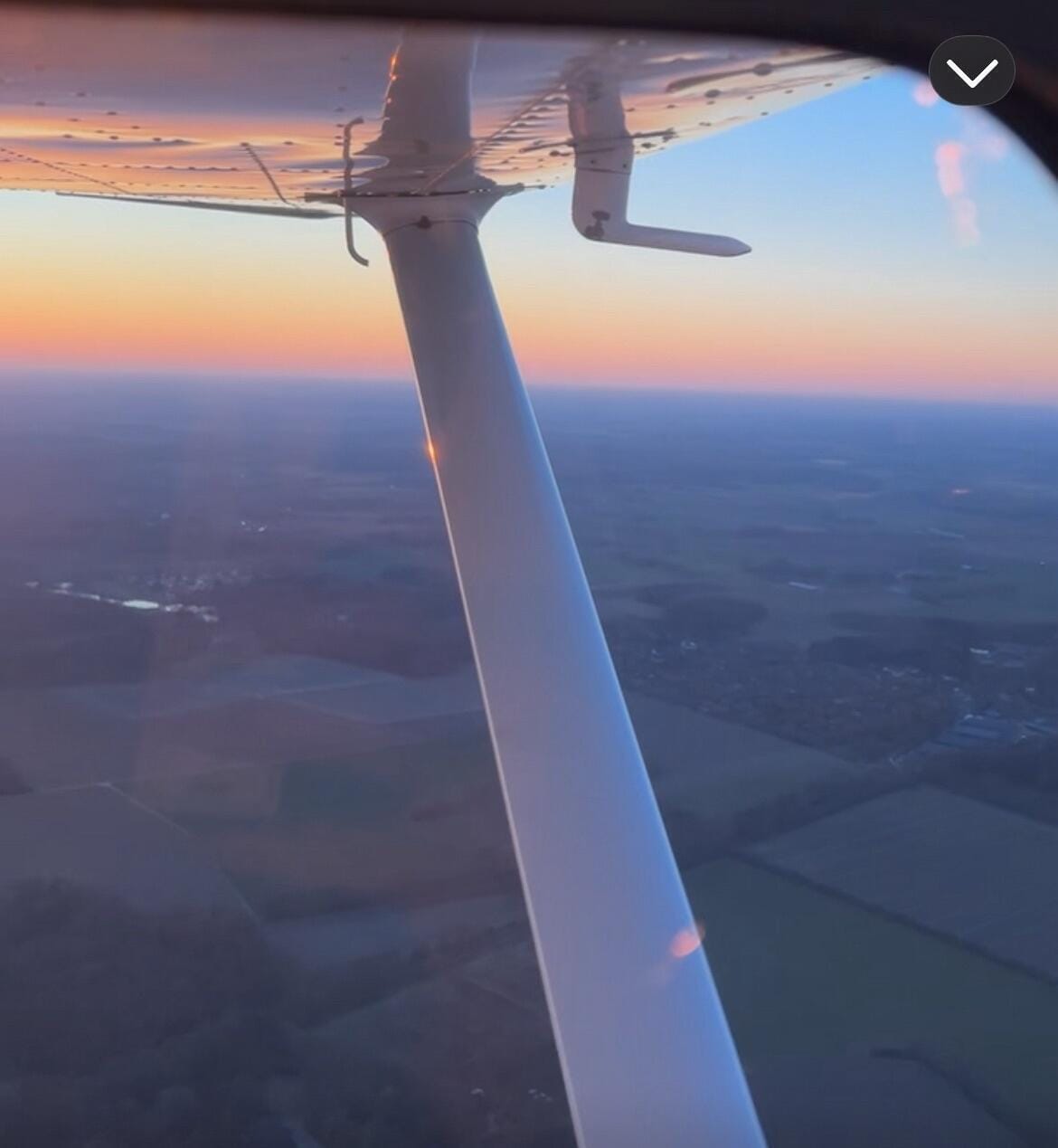 Abendlicher Rundflug – Sonnenuntergang inklusive