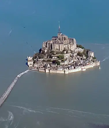 Balade aérienne : Mont Saint-Michel & plages du débarquement