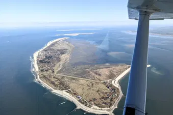 Rundflug über die ostfriesischen Inseln