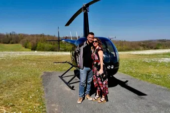 Balade aérienne en vallée Vézère, pays de l'homme.