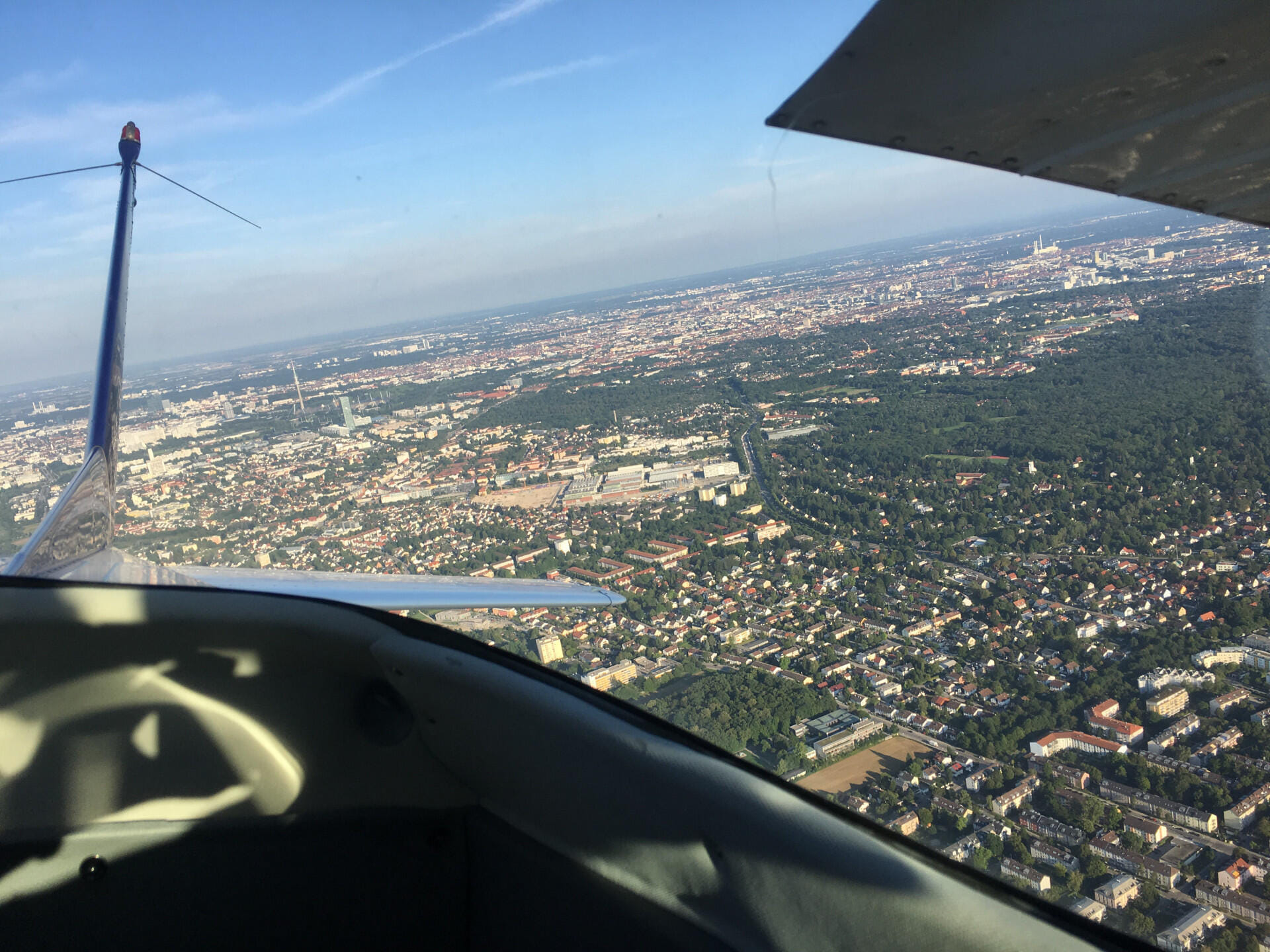 Die Stadt München von oben