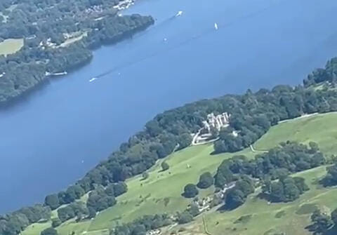 Blackpool coast-Lake Coniston-Lake Windermere ✈️