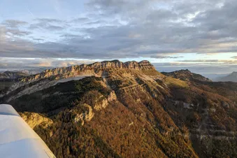 Couché de soleil sur la Chartreuse