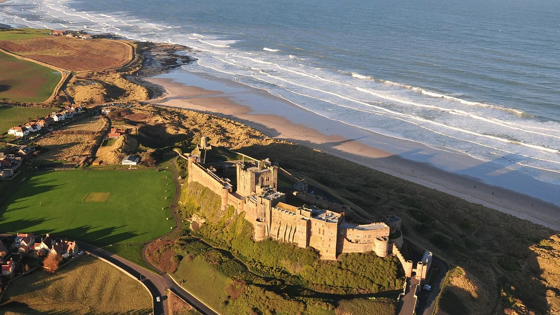 Northumberland Coast and Castle by Helicopter