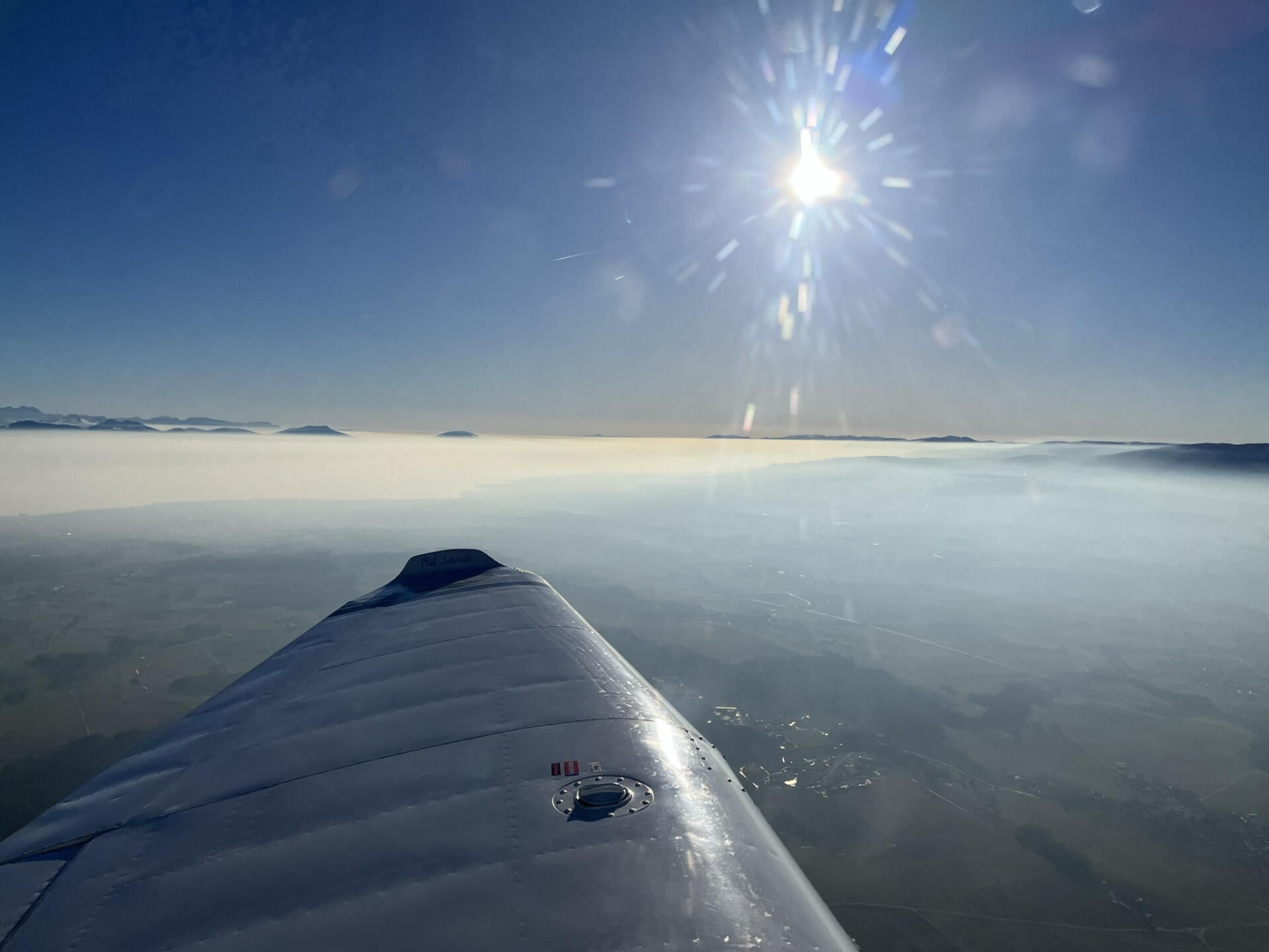 Au dessus du Lac Léman