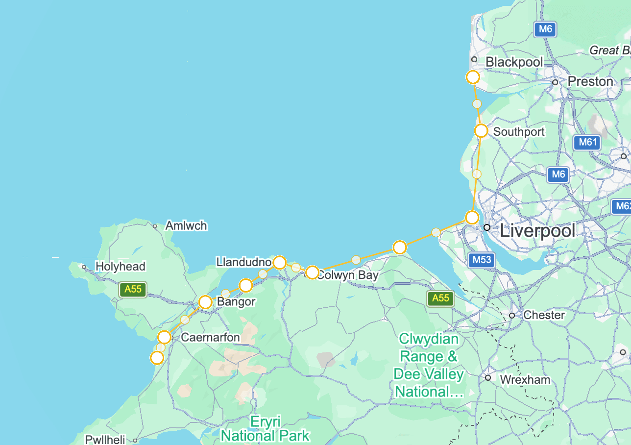 The route