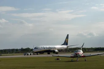 Ryanair zu Besuch in Lübeck