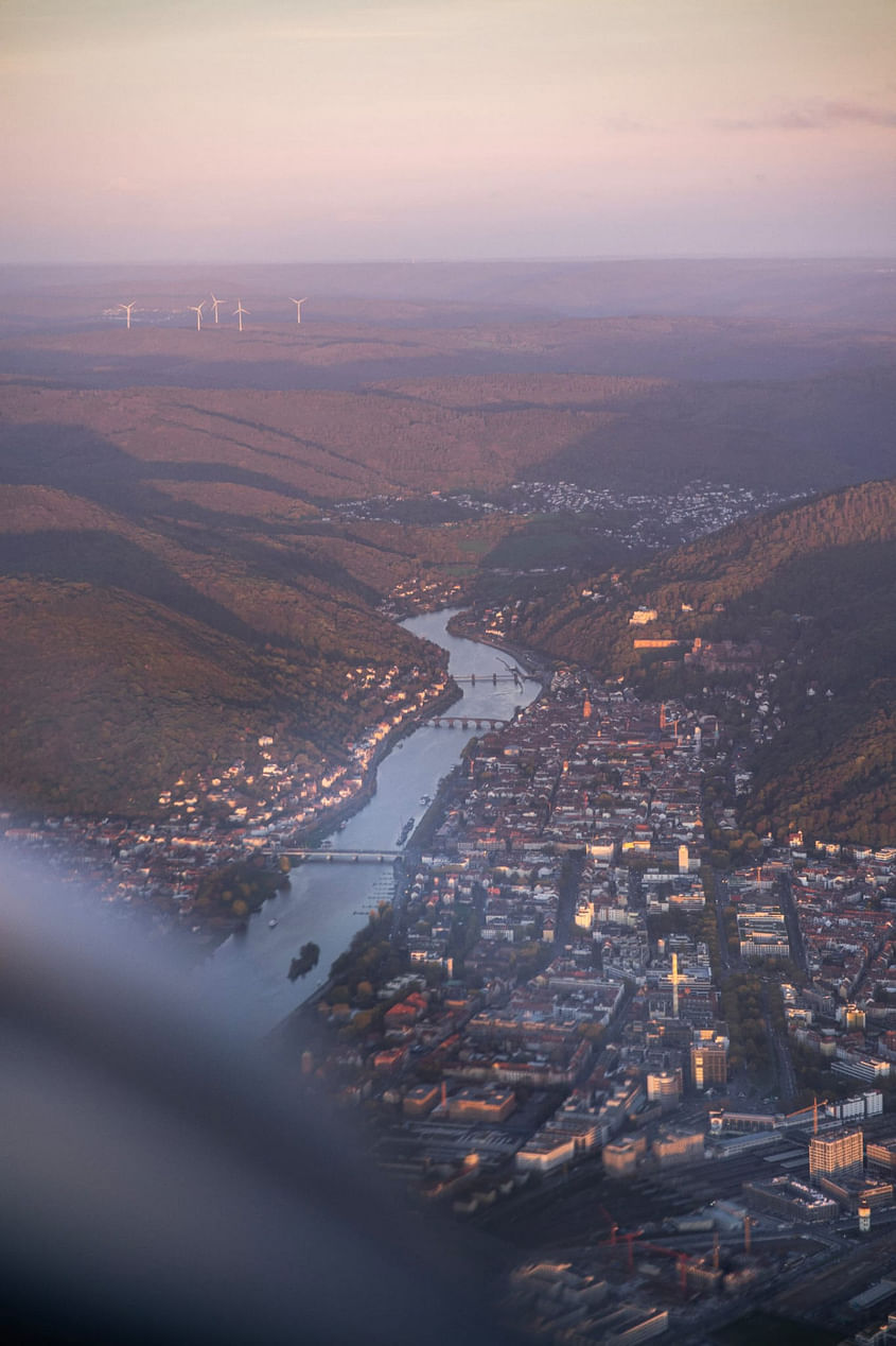 Kurpfalz von oben