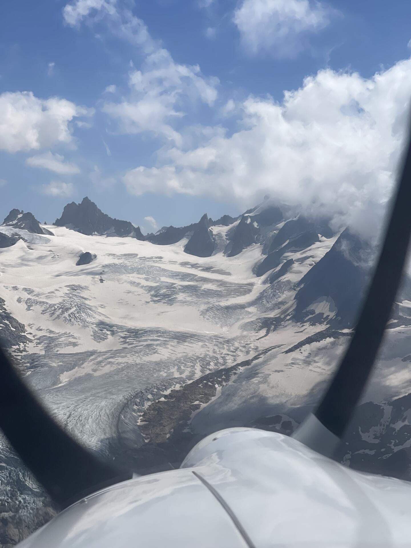 De Dieppe au Mont-Blanc en avion privé (2 jours)