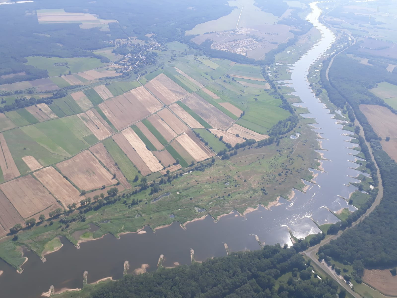 The Oder river on the way to Stettin
