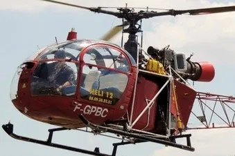 Vol en hélico : Perche, Pays d'Auge, plage de Cabourg