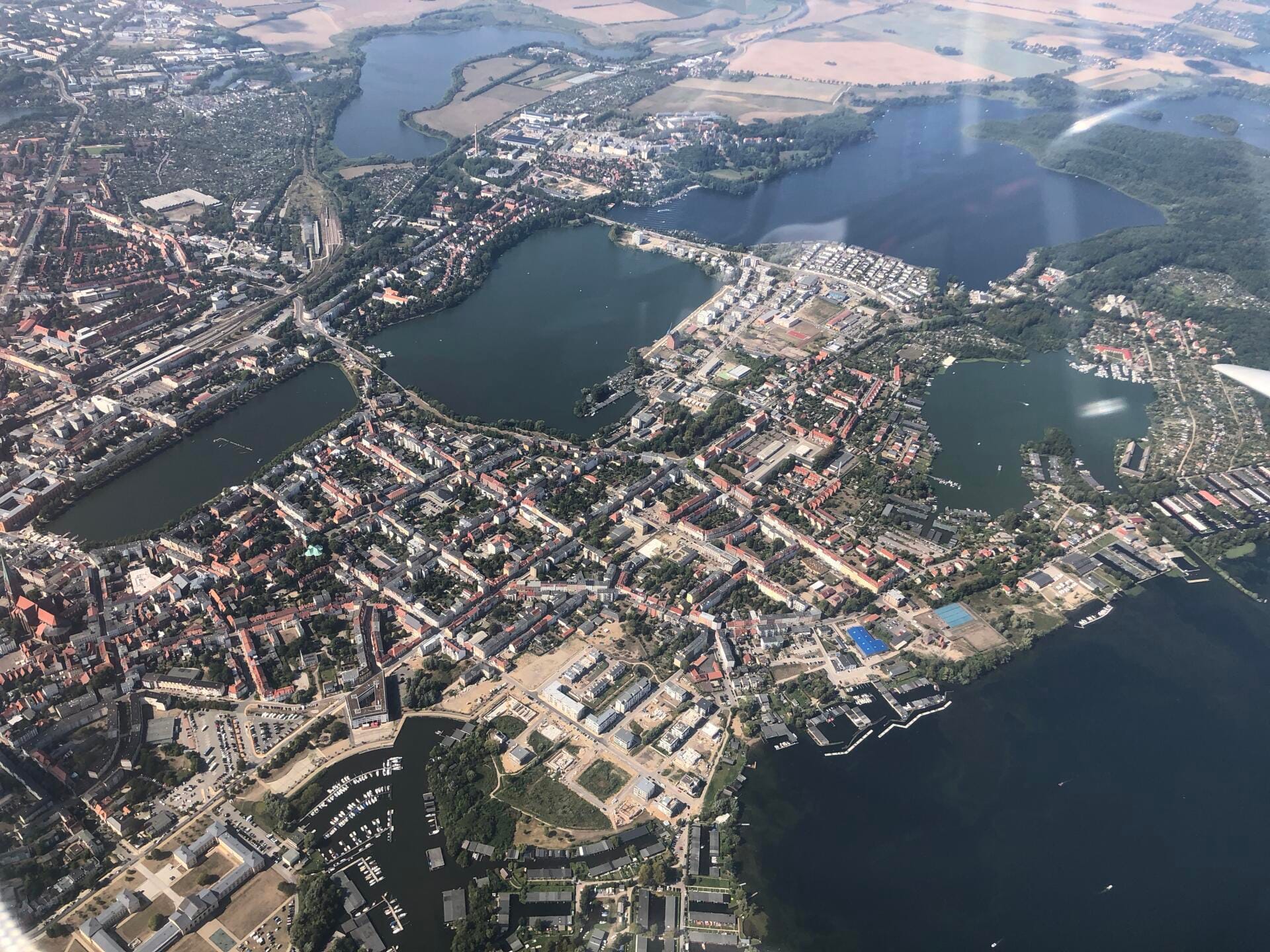 Schwerin von oben
