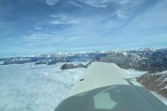 West of the Dolomites