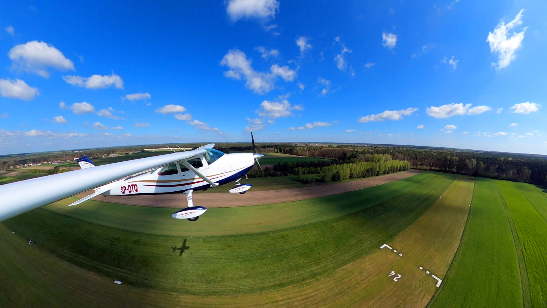 Lot widokowy samolotem 30 minut