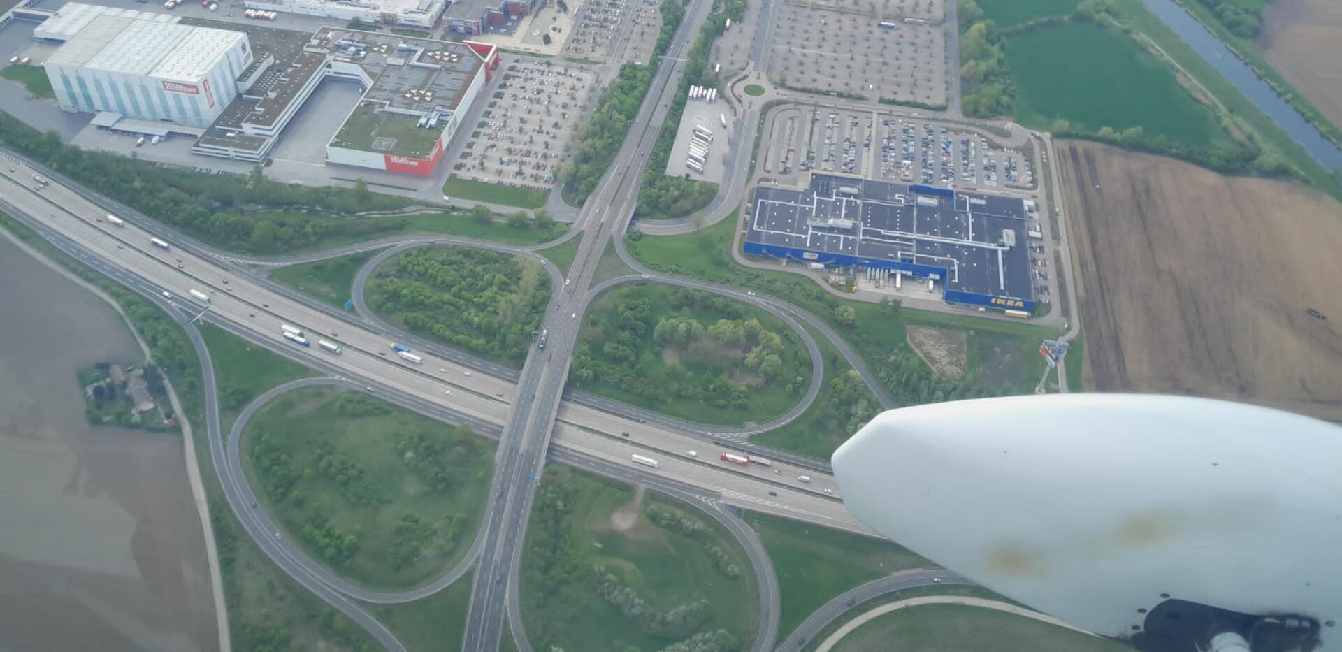 EKZ Günthersdorf, zugleich Einflugpunkt SIERRA 2