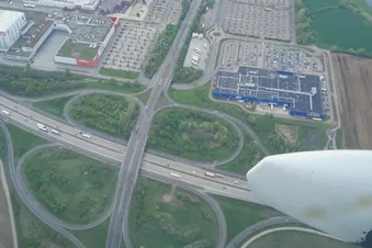 EKZ Günthersdorf, zugleich Einflugpunkt SIERRA 2