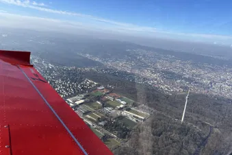 Rundflug über Stuttgart City und Flughafen Stuttgart
