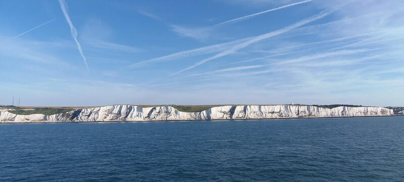 White cliffs of Dover