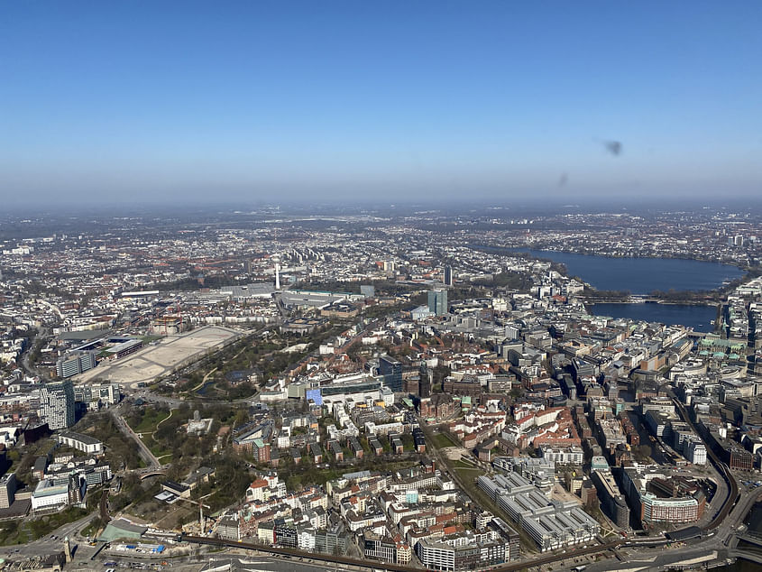 Cuxhaven entlang der Elbe nach Hamburg - von Oben Endecken