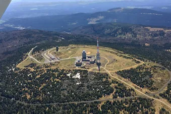 Flug über den Brocken/Harz