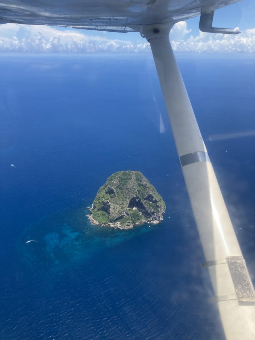 Visite aérienne du sud de la Martinique