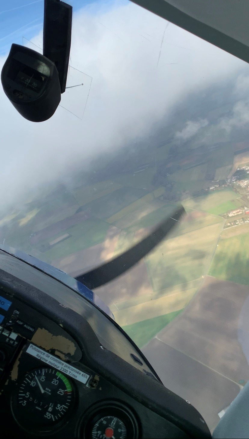 Balade aérienne avec survol du château de Fontainebleau