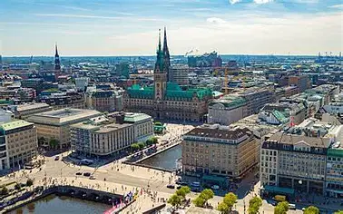 Rundflug über Bremen - Hamburg
