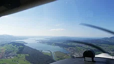 Rundflug via Zürichsee zum Säntis