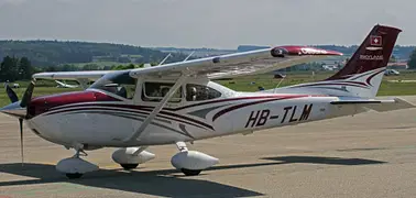Alpenrundflug ab Triengen in einer C182Q