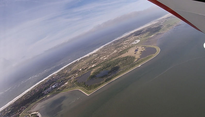 Rundflug um die Nordsee-Inseln