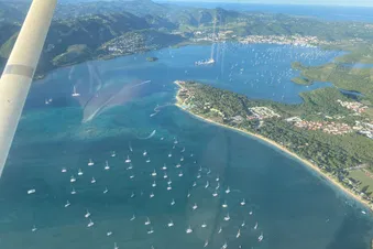 Visite aérienne du sud de la Martinique