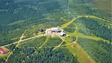 Fichtelberg, der höchste Berg Sachsens