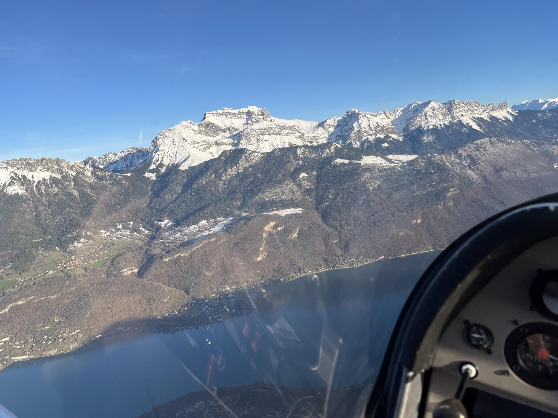 Survol des 3 Lacs : Bourget, Annecy et Aiguebelette