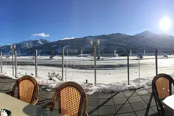 Zell am See mit Blick auf Großglockner