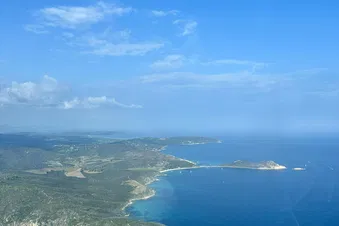 La côte d'Azur depuis Carqueiranne jusqu'à Saint Tropez