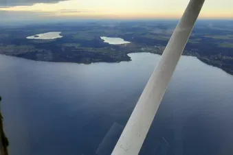 Kurzflug über 4 bayrische Seen