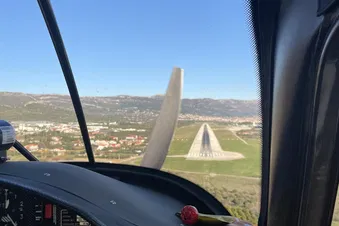 A panoramic flight overseeing Istra Croatia
