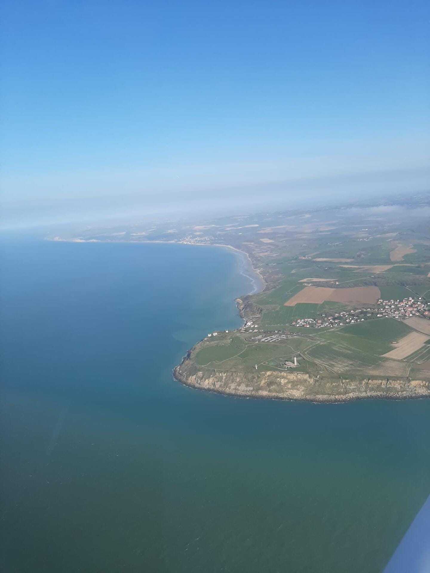 Opal coast from above