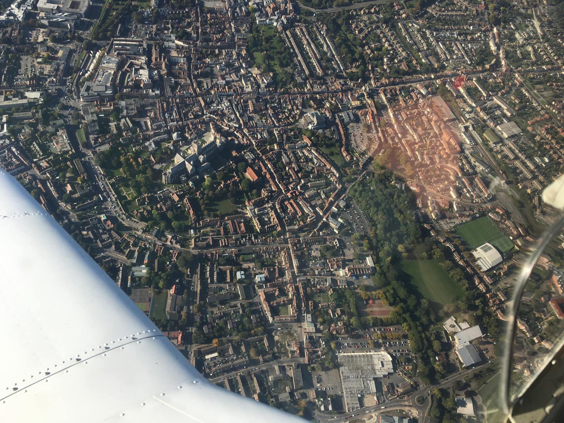 Flight around east Kent