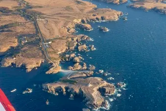 Survol de la presqu’île de Quiberon et de Belle-Île