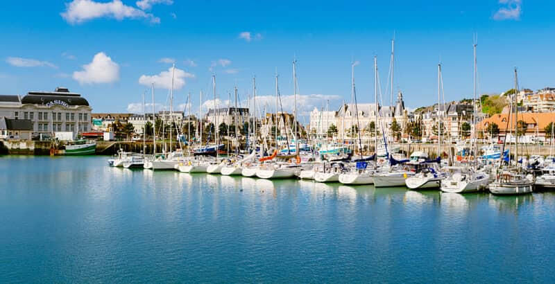 Deauville vue bateau