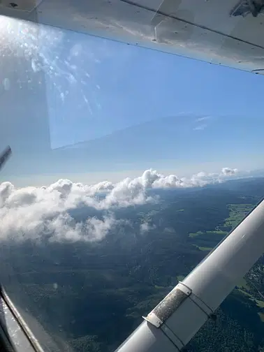 Rundflug über den Odenwald, herrliche Landschaft genießen