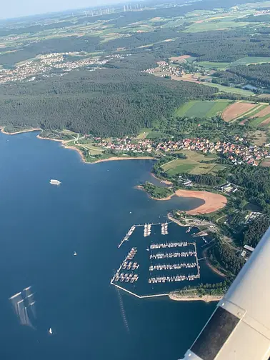 Ausflug zum und über den BROMBACHSEE Bayern