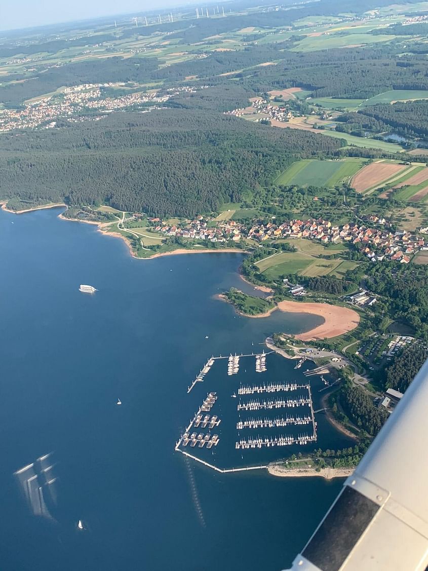 Ausflug zum und über den BROMBACHSEE Bayern